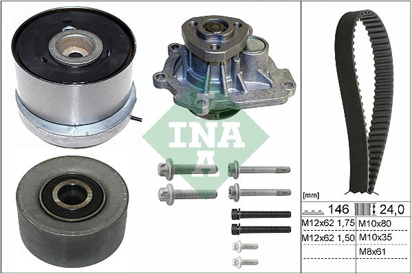 Water Pump & Timing Belt Kit